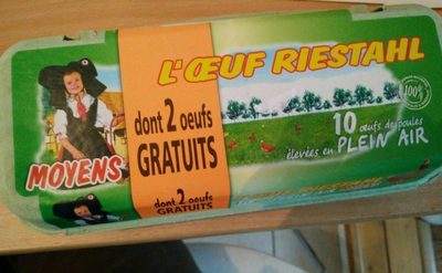 Œufs front packaging