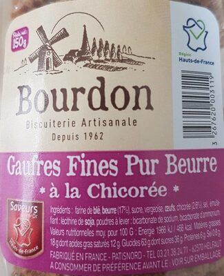 Gaufres fines pur beurre a la chicorée