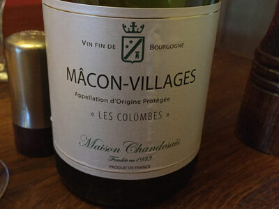 Maçon villages « les colombes » front packaging