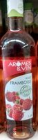 Boiss.aromatisée à base de vin rosé/framboise 7,5°