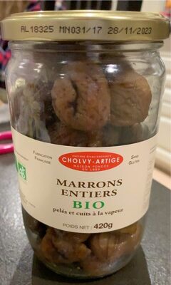 Marrons entiers Bio