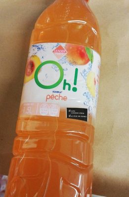 Oh saveur pêche front packaging