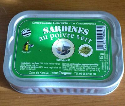 Sardine au poivre vert