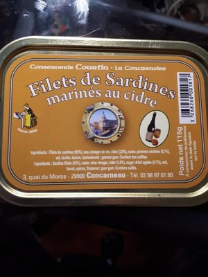 Filets de sardines marinés au cidre