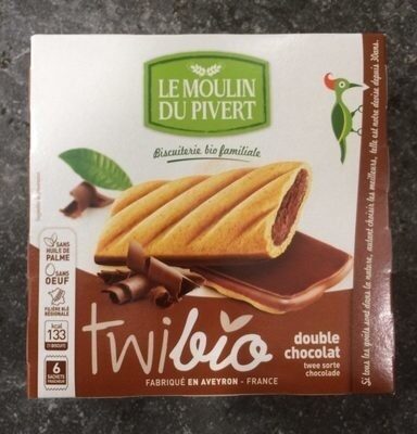 Biscuits Twibio Double Chocolat Au Lait Bio & équitable