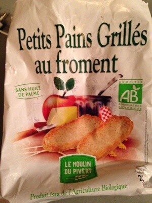 Petits Pains Grillés au froment