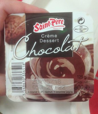 Crème dessert chocolat front packaging