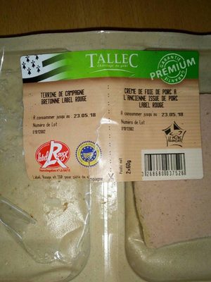 Terrine de campagne front packaging