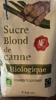 Sucre blond de canne biologique