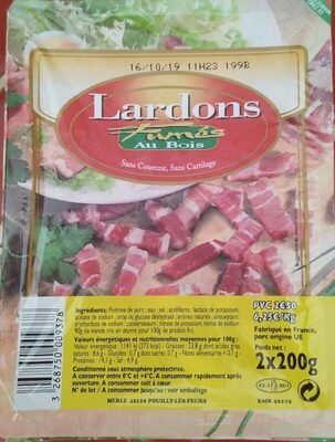 Lardons fumés au bois