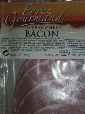 Bacon 10 Tranches 150g
