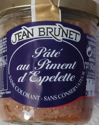 Pâté au Piment d'espelette