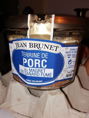 Terrine de porc au magret de canard fumé