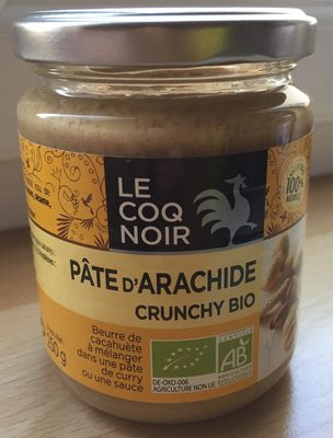 Pâte d'Arachide Crunchy Bio