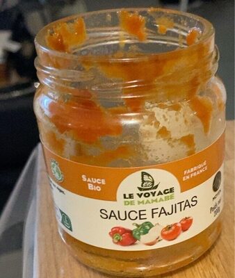 Sauce fajitas front packaging