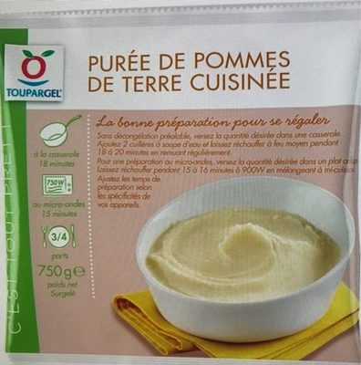 Purée de pomme de terre cuisinee