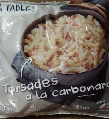 Torsades à la carbonara