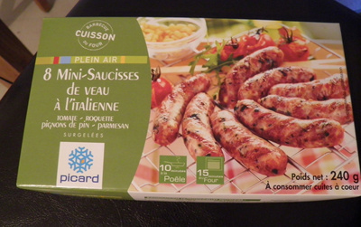 8 mini-saucisses de veau à l'italienne