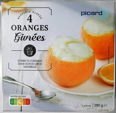 4 oranges givrées