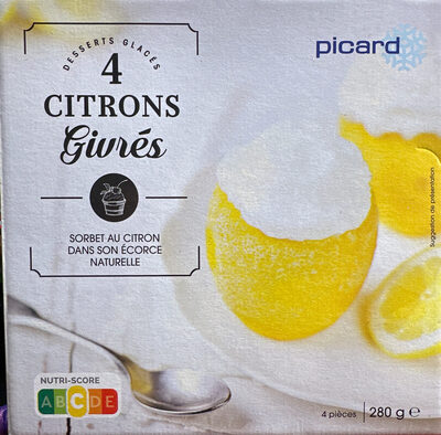4 citrons givrés
