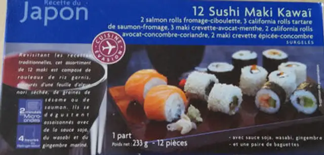 Sushi Maki Kawaï front packaging