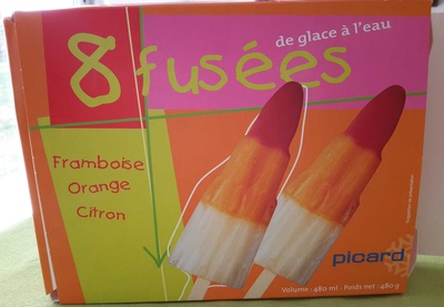 8 fusées de glace à l'eau