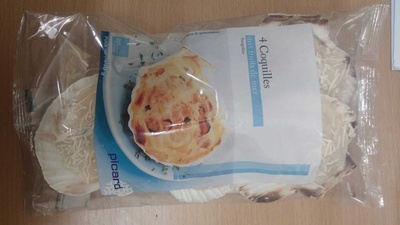 4 coquilles aux fruits de mer