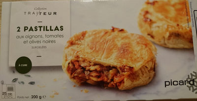 Pastillas oignons tomates olives