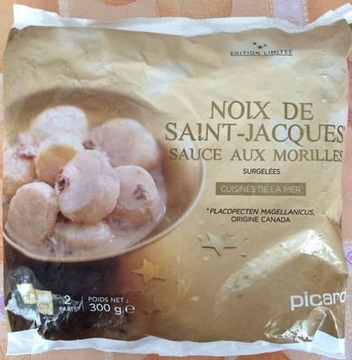 Noix de Saint-Jacques Sauce aux Morilles, Surgelées