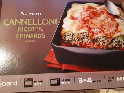 Cannelloni ricotta épinards