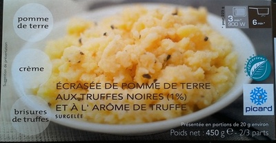 Ecrasée de Pomme de Terre🥔 aux Truffes noires front packaging
