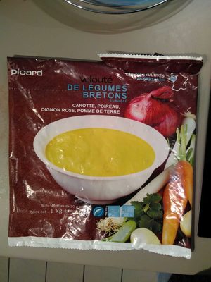 Velouté de légumes bretons surgelé