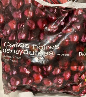 Cerises noires dénoyautées