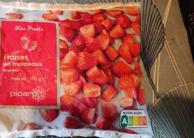 Fraises en morceaux