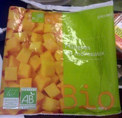 Mangues en morceaux Bio front packaging