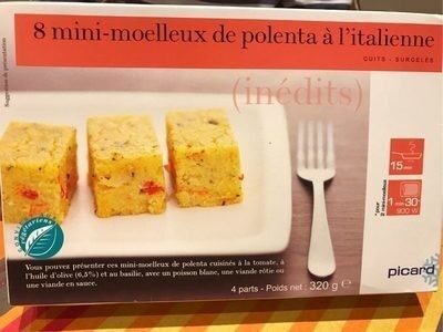 8 Mini-moelleux De Polenta à L'italienne. Boîte De 320 Grammes