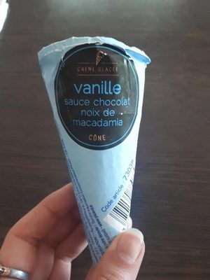 Glace vanille individuelle