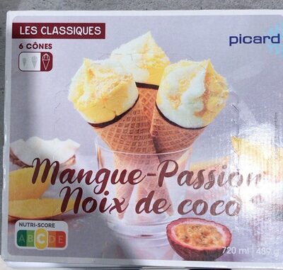 Cônes mangue-passion noix de coco