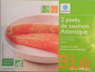 Pavés de saumon Atlantique Bio