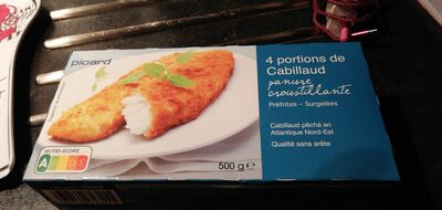 Cabillaud panure croustillante