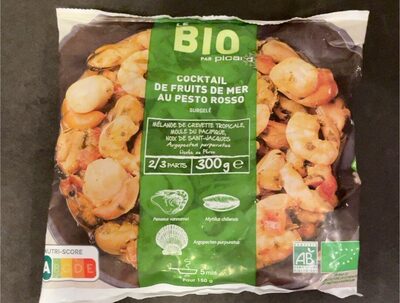 Cocktail de fruit de mer au pesto