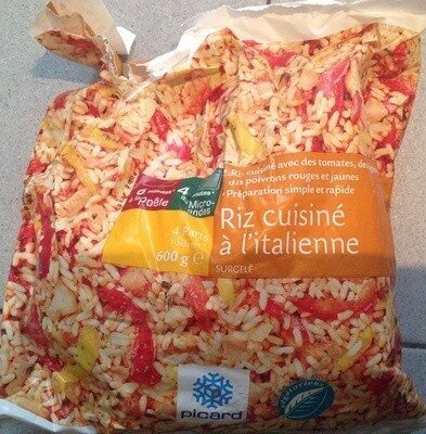 Riz cuisiné à l'italienne surgelé