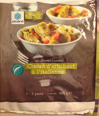 Coeurs d'artichaut à l'italienne, surgelés