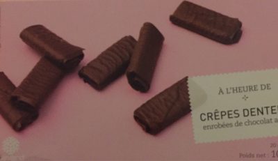 Crepes dentelle enrobées de chocolat