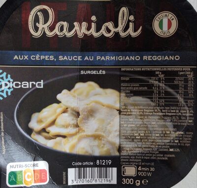 Ravioli aux Cèpes, sauce au Parmigiano Reggiano