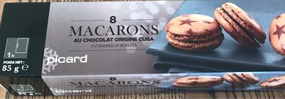 8 Macarons au Chocolat Origine Cuba