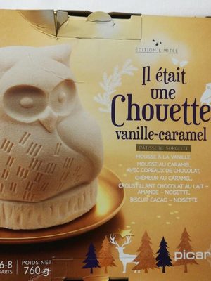 Chouette vanille caramel front packaging