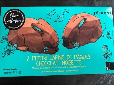 Petits Lapins de Pâques Chocolat-Noisette