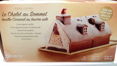 Le chalet au sommet front packaging