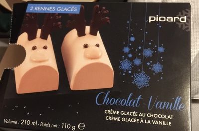 2 Rennes Glacés Chocolat-Vanille